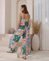 Gamila Jumpsuit - Green/Blue