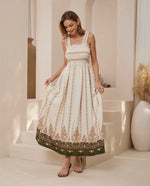 Baroque Dress - Cream