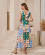 Praia Maxi Dress - Multi