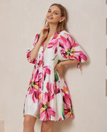 Zahra Dress - Pink Floral