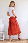 Earthen Skirt - Orange/Rust