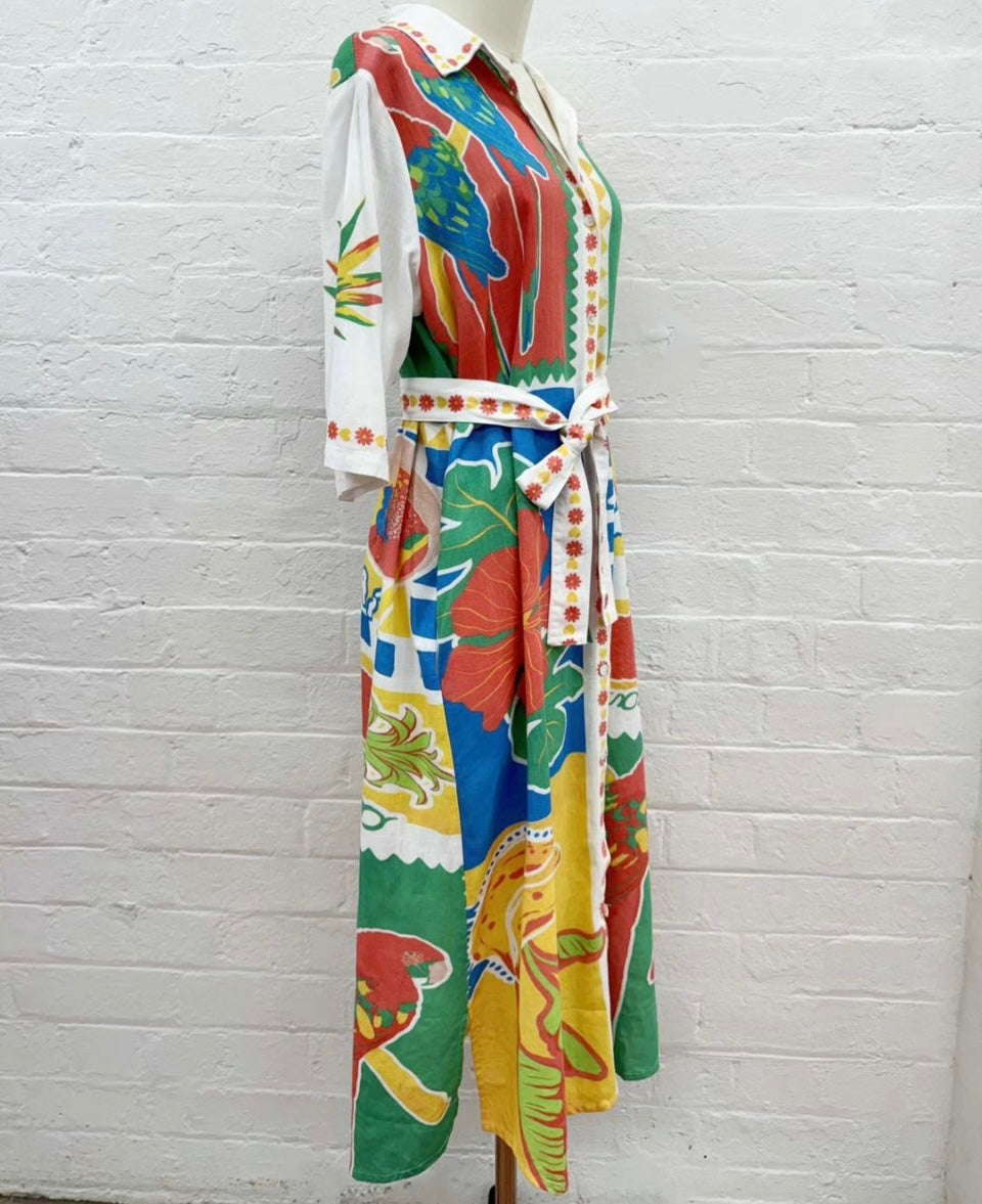 Jungle Bloom Dress - Multi