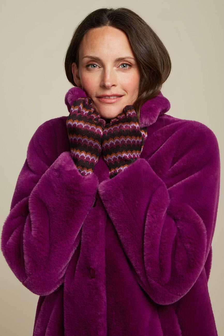 Anais Coat Long Philly Caspia - Purple