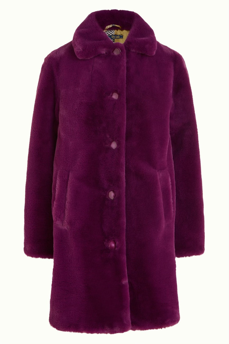 Anais Coat Long Philly Caspia - Purple