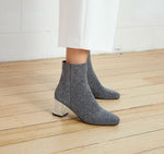 Glam Ankle Boot - Gunmetal