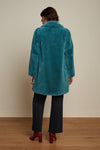 Anais Coat Long Philly - Sea Blue