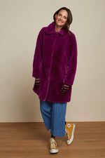 Anais Coat Long Philly Caspia - Purple