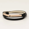 Thin Buckle Belt - Black