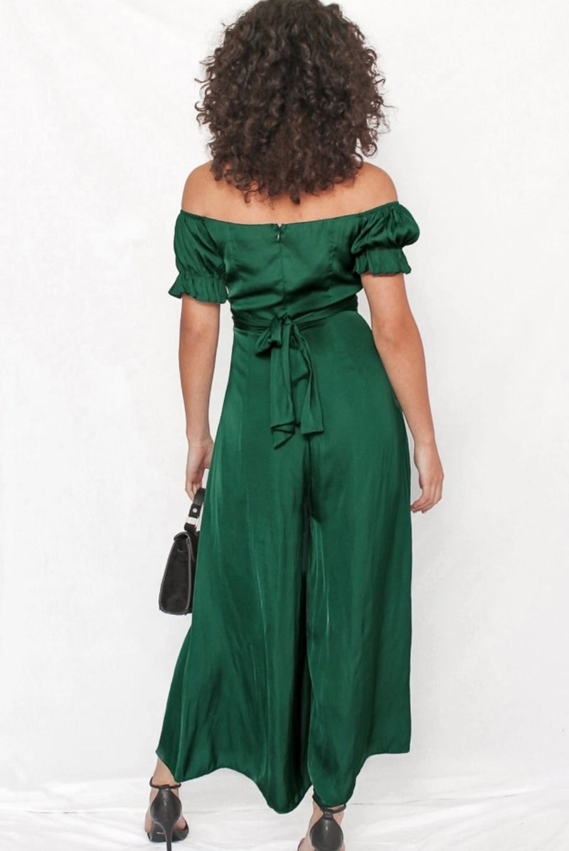 Jolene Jumpsuit - Forest Green